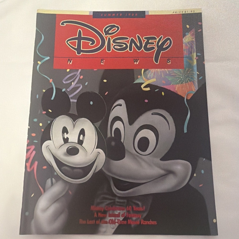 Summer 1988 Vintage DISNEY NEWS MAGAZINE Mickey Mouse FIREWORKS Discovery Island - Picture 2 of 11